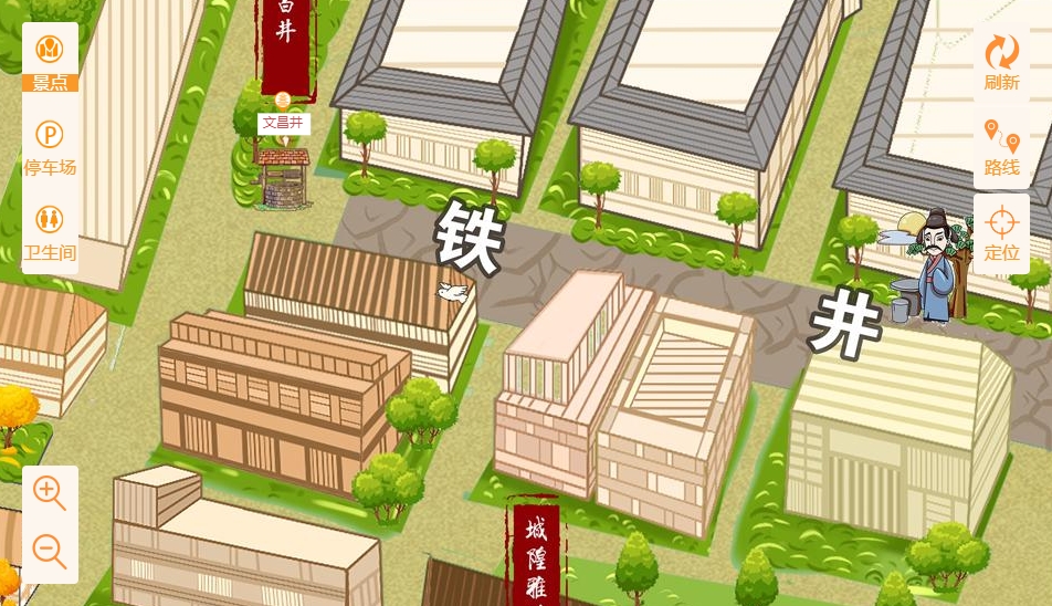 向阳智慧景区：手绘地图与语音导览的完美融合